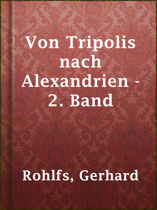 Imagen de portada para Von Tripolis nach Alexandrien - 2. Band